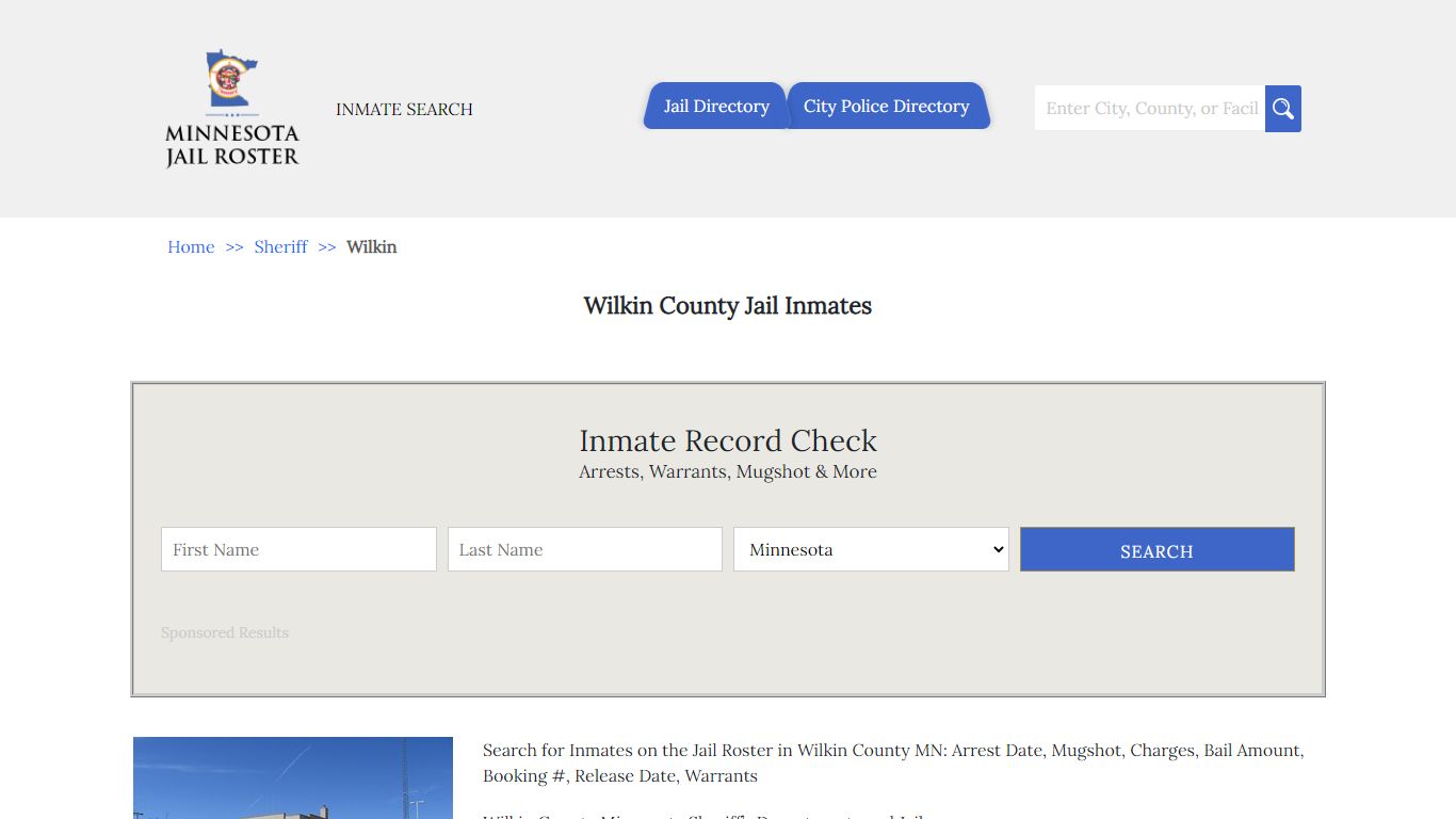 Wilkin County Jail Inmates | Jail Roster Search - MinnesotaJailRoster.com